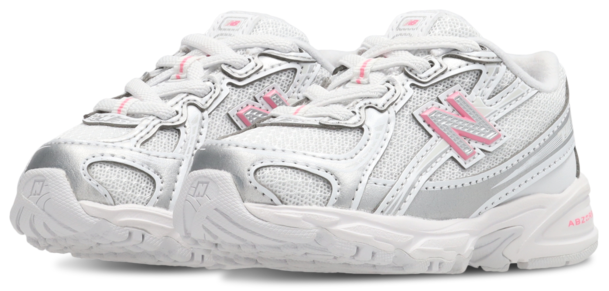 New Balance 740 - Bebes Chaussures – Silver Metallic-Signal Pink