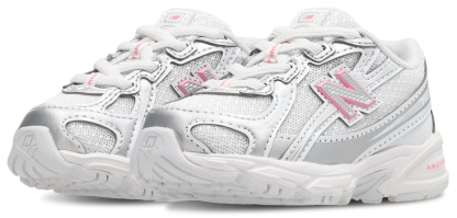 New Balance 740 - Bebes Chaussures – Silver Metallic-Signal Pink