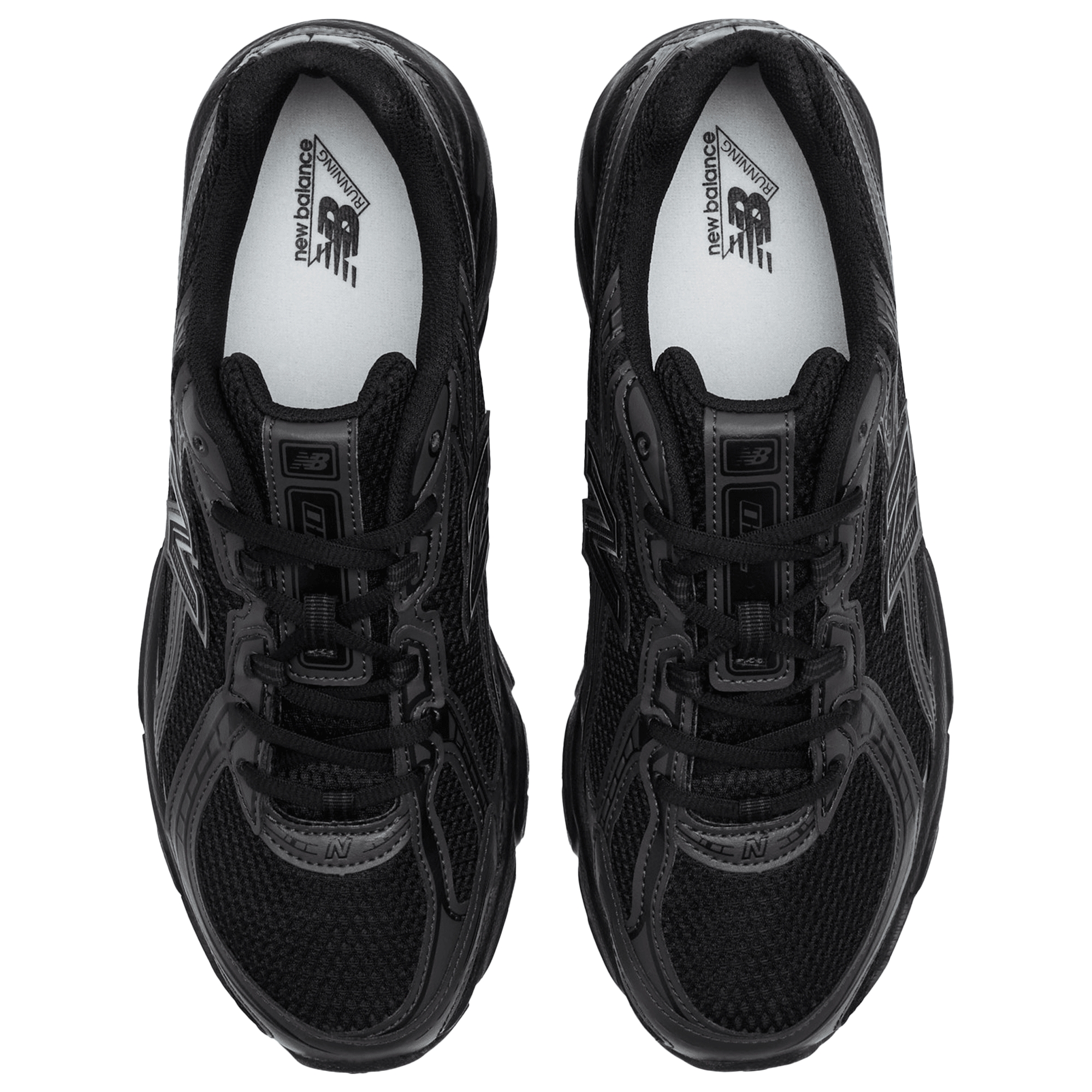 New Balance 740 - Femme Chaussures – Black-Black Cement