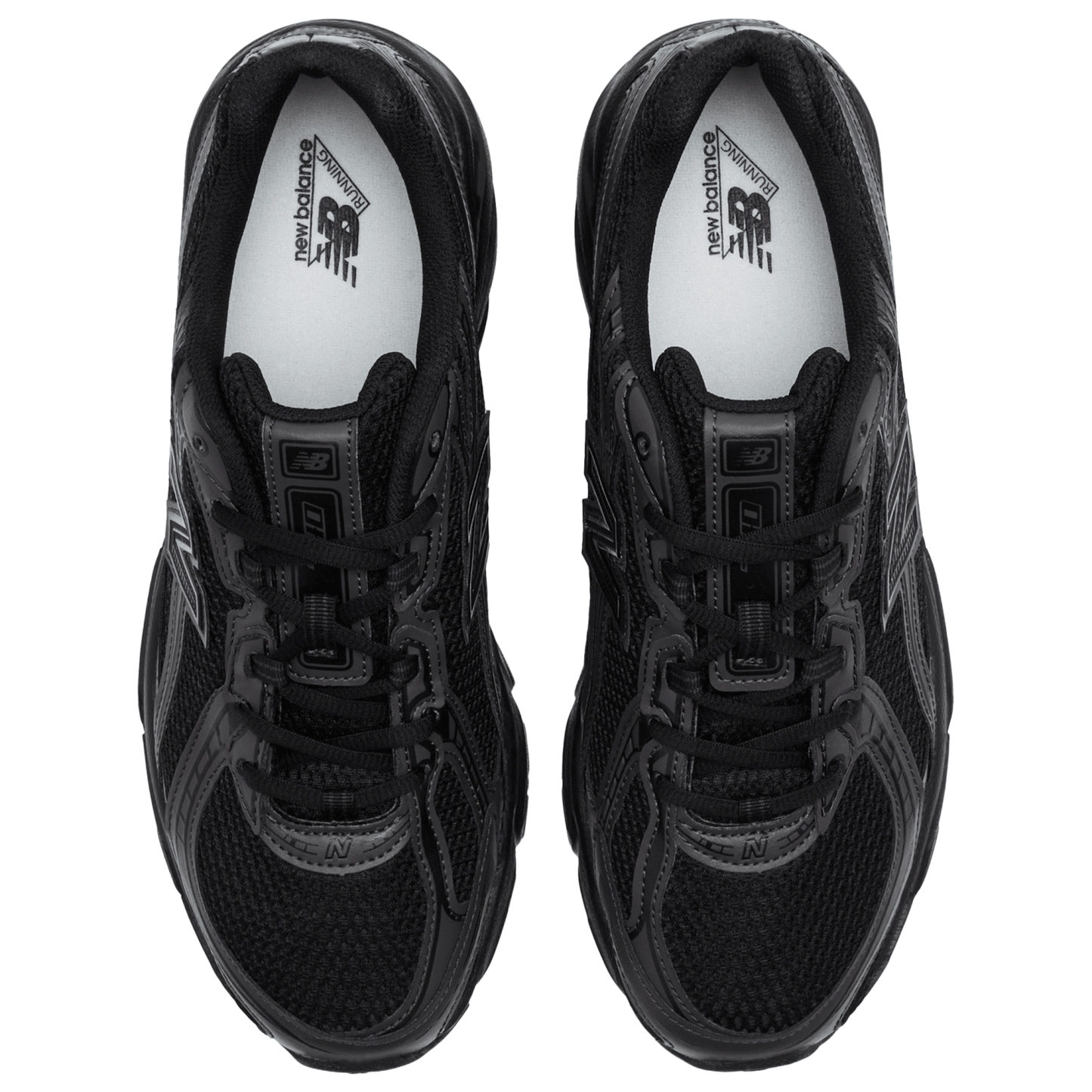 New Balance 740 - Femme Chaussures – Black-Black Cement