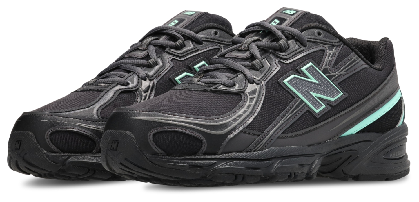 New Balance 740 - Homme Chaussures – Black-Bright Mint