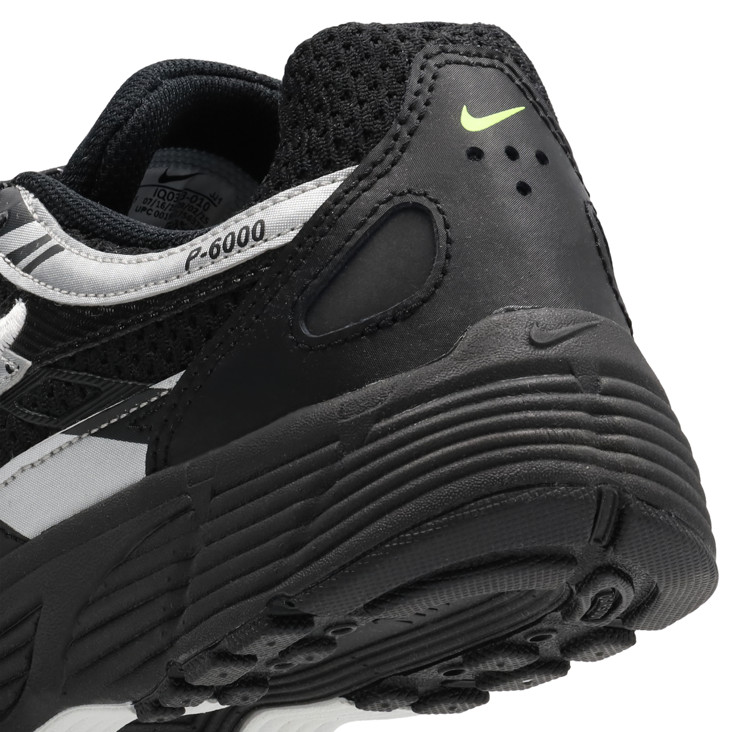 Nike P-6000 - Primaire-College Chaussures – Black-Black-Mtlc Silver