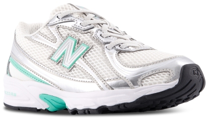 New Balance 740 Bungee Lace - Maternelle Chaussures – Silver Metallic-Deep End