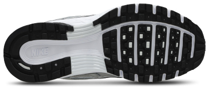 Nike P-6000 - Femme Chaussures – White-Black-Metallic Silver