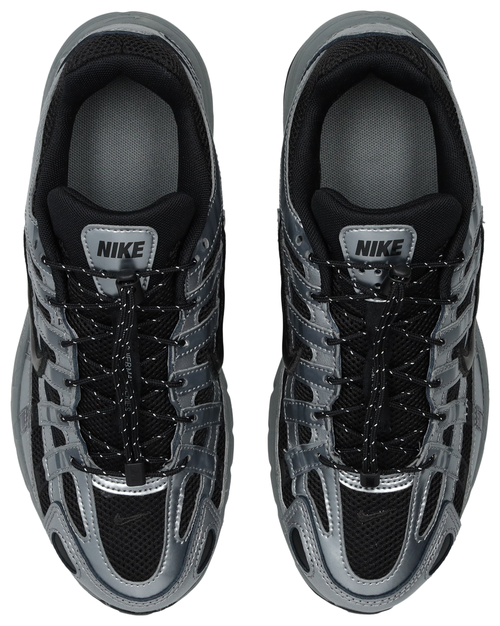 Nike P-6000 - Primaire-College Chaussures – Black-Smoke Grey-Mtlc Cool Gre