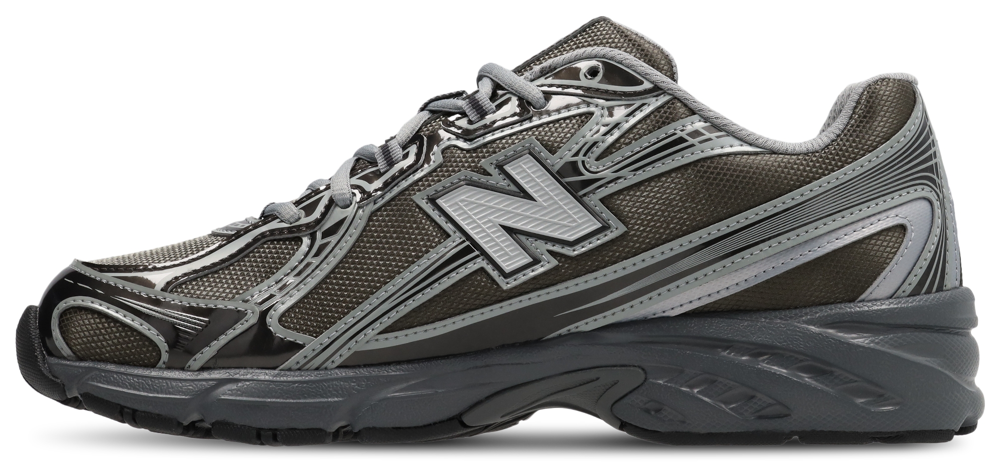 New Balance 740 - Homme Chaussures – Black Metallic-Castlerock Pfp