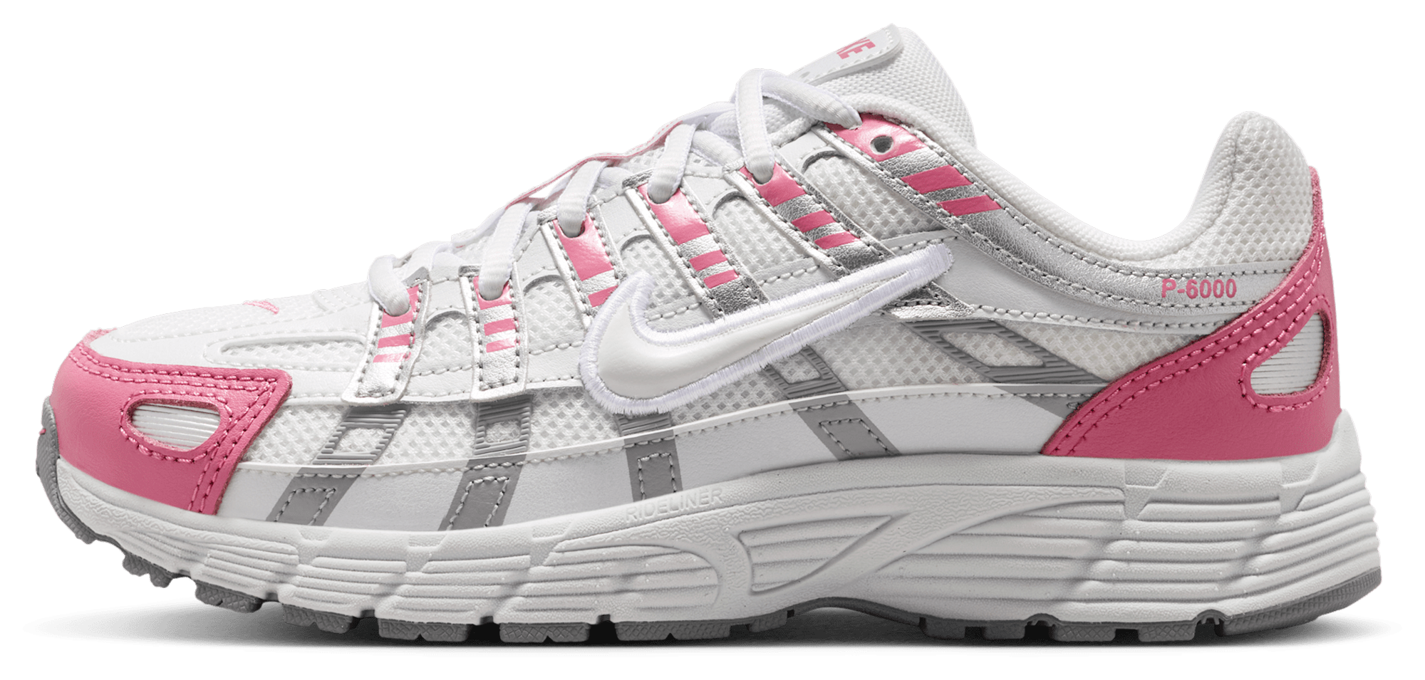 Nike P-6000 - Primaire-College Chaussures – Off White-Off White-Peony