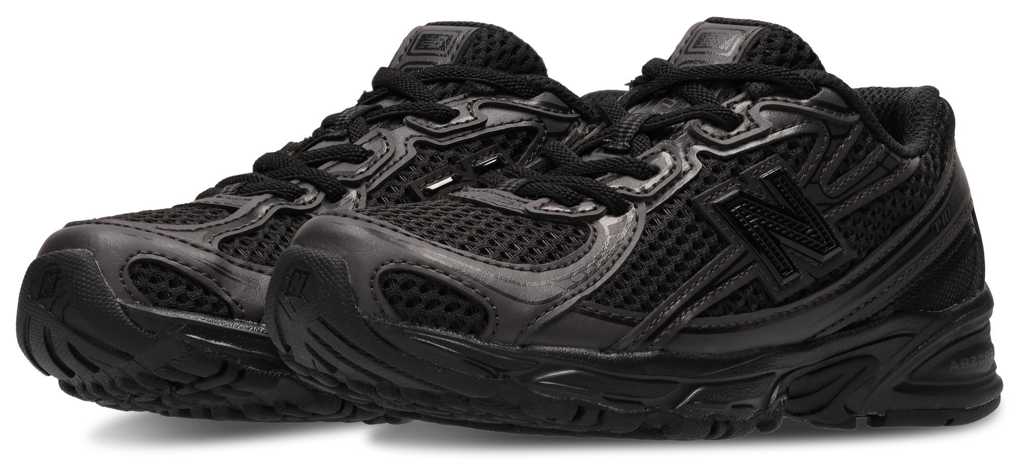 New Balance 740 - Maternelle Chaussures – Black Cement-Black Bo