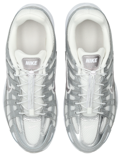 Nike P-6000 - Primaire-College Chaussures – White-Vast Grey-Mtlc Silver