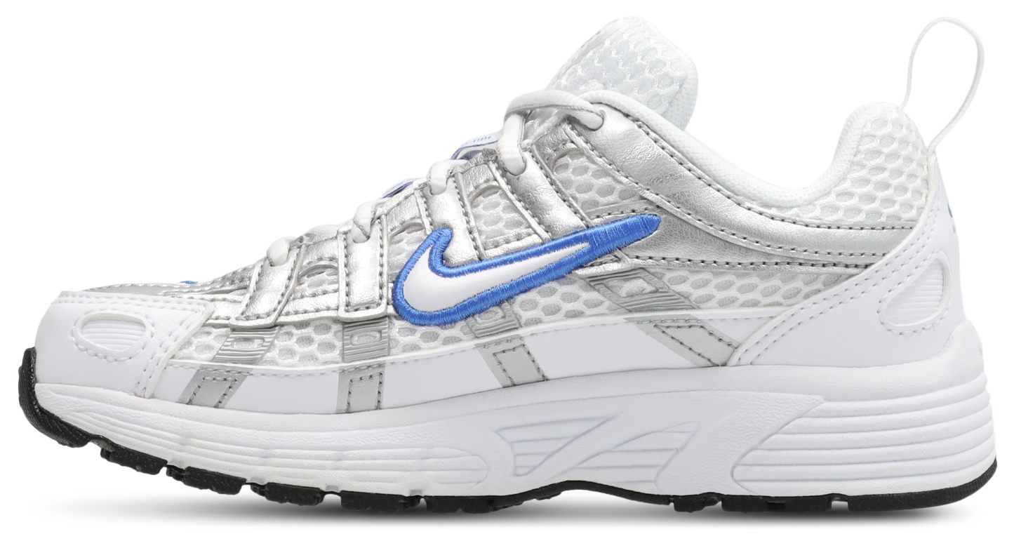 Nike P-6000 - Maternelle Chaussures – White-White-Blue Crystal