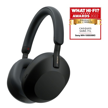 Casque audio arceau sans fil Sothtny WH1000XM5 noir à réduction de bruit