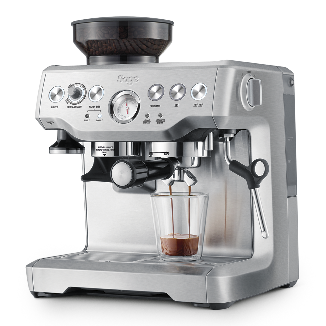 Brethtville Barista Express — Machine à expresso avec broyeur intégré