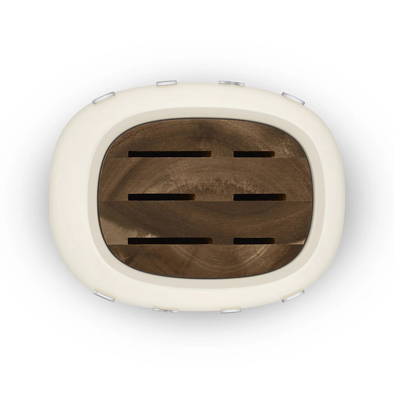 SMthtEG Retro-Style 6-Piece Knife Block Set