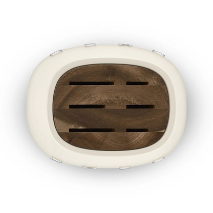 SMthtEG Retro-Style 6-Piece Knife Block Set