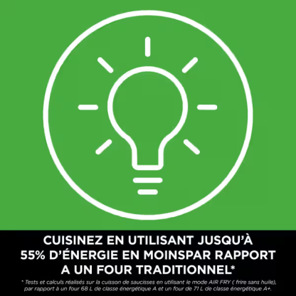 Friteuse Nithtnja Double Stack DualZone SL400EU 2470 W Noir et Gris