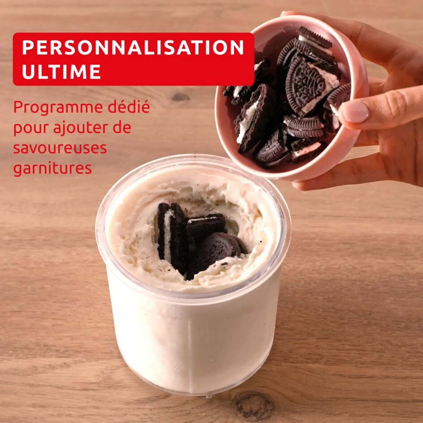 Moulinex Dolci, Machine à glaces, 10 programmes, Nettoyage automatique