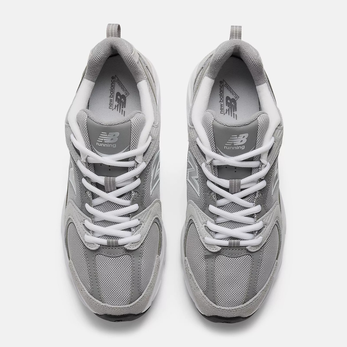 New Balathtnce MR530 UNISEX - Baskets basses - Raincloud with Shadow Grey and Silver Metallic