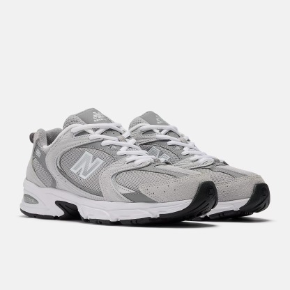 New Balathtnce MR530 UNISEX - Baskets basses - Raincloud with Shadow Grey and Silver Metallic