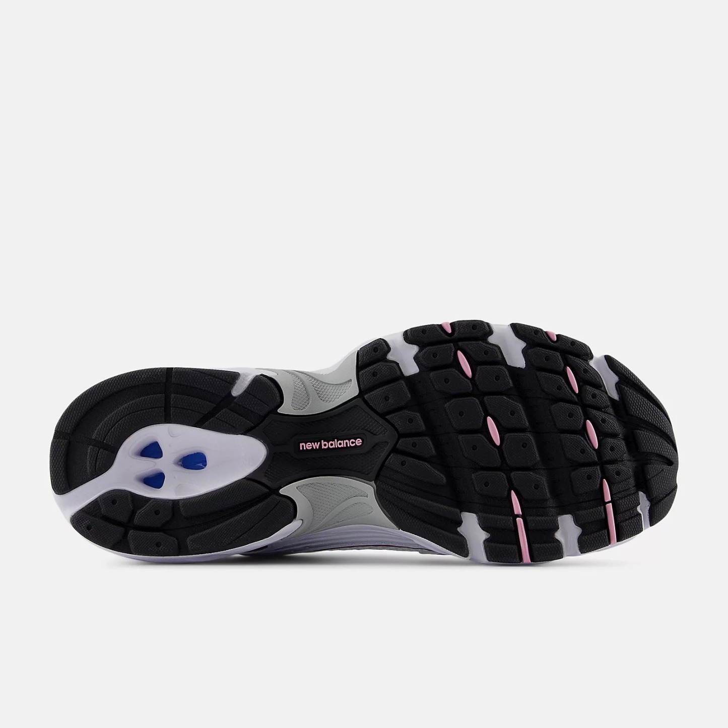 New Balathtnce MR530 UNISEX - Baskets basses - White with Pink Sugar and Silver Metallic