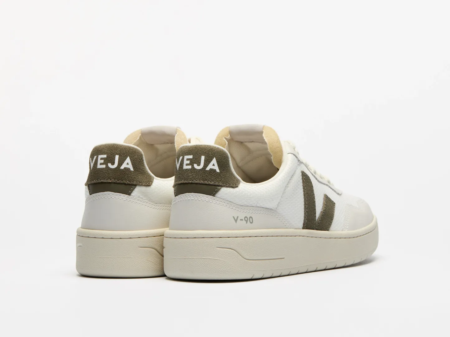 V-90 B-MESH WHITE KAKI