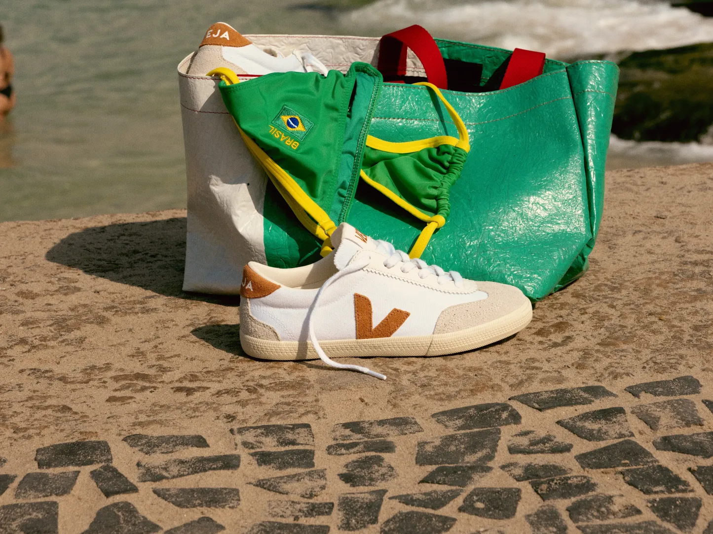 VOLLEY CANVAS WHITE UMBER