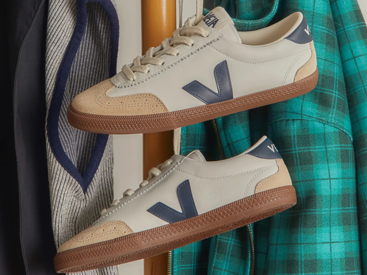 VOLLEY LEATHER WHITE NAUTICO BARK