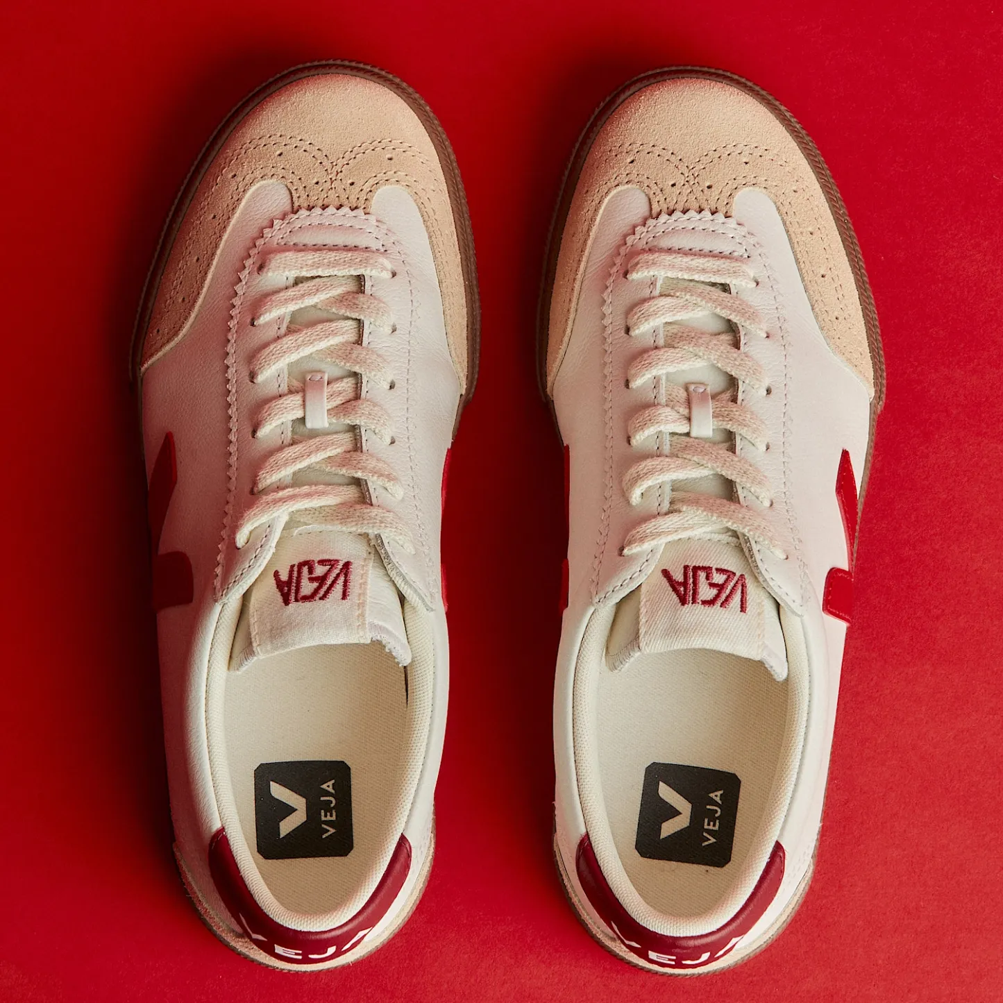 VOLLEY LEATHER WHITE PEKIN BARK