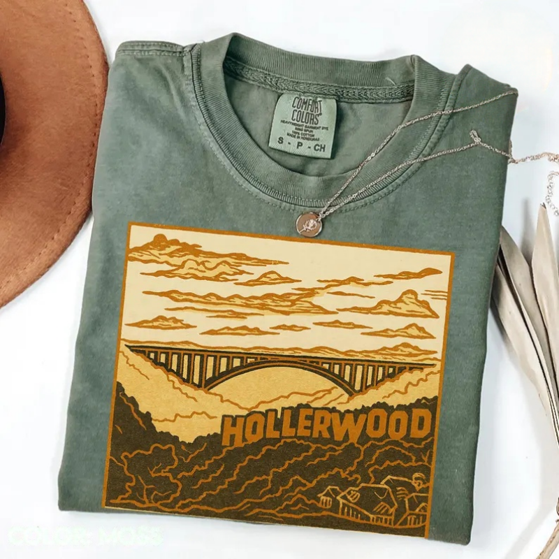 Hollerwood Retro Landscape Shirt