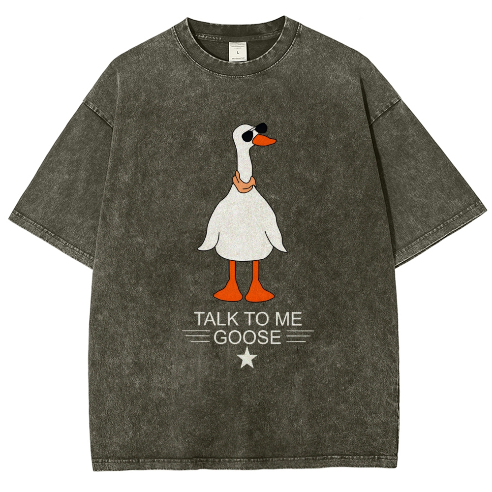 Talk To Me Goose Vintage Distressed T-shirt