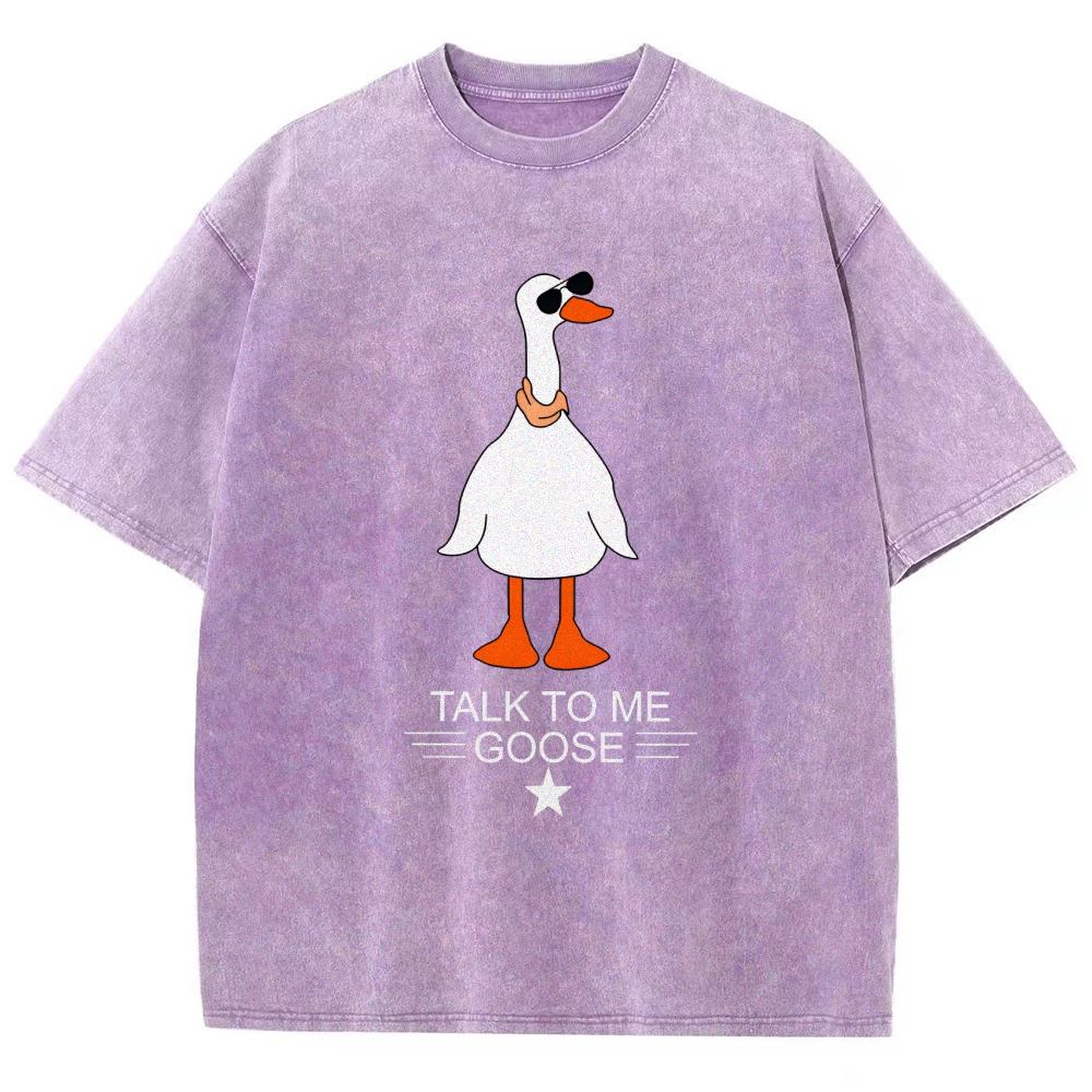 Talk To Me Goose Vintage Distressed T-shirt