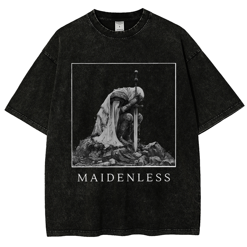 Maidenless Vintage Distressed T-shirt