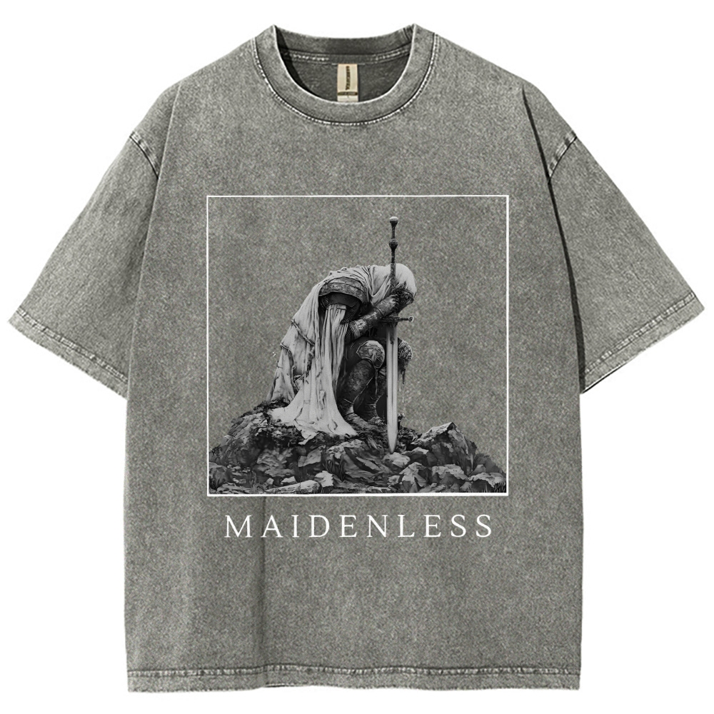 Maidenless Vintage Distressed T-shirt