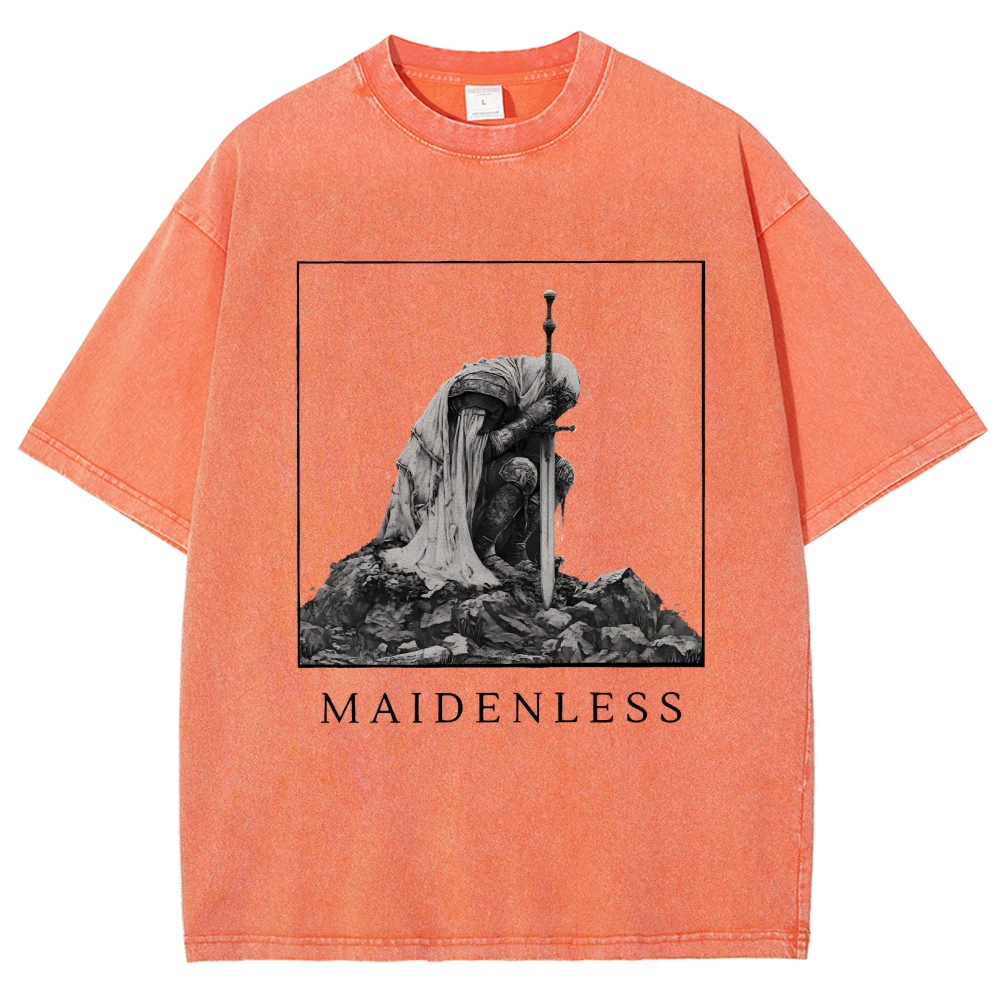 Maidenless Vintage Distressed T-shirt