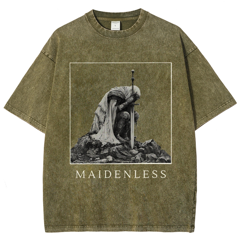 Maidenless Vintage Distressed T-shirt