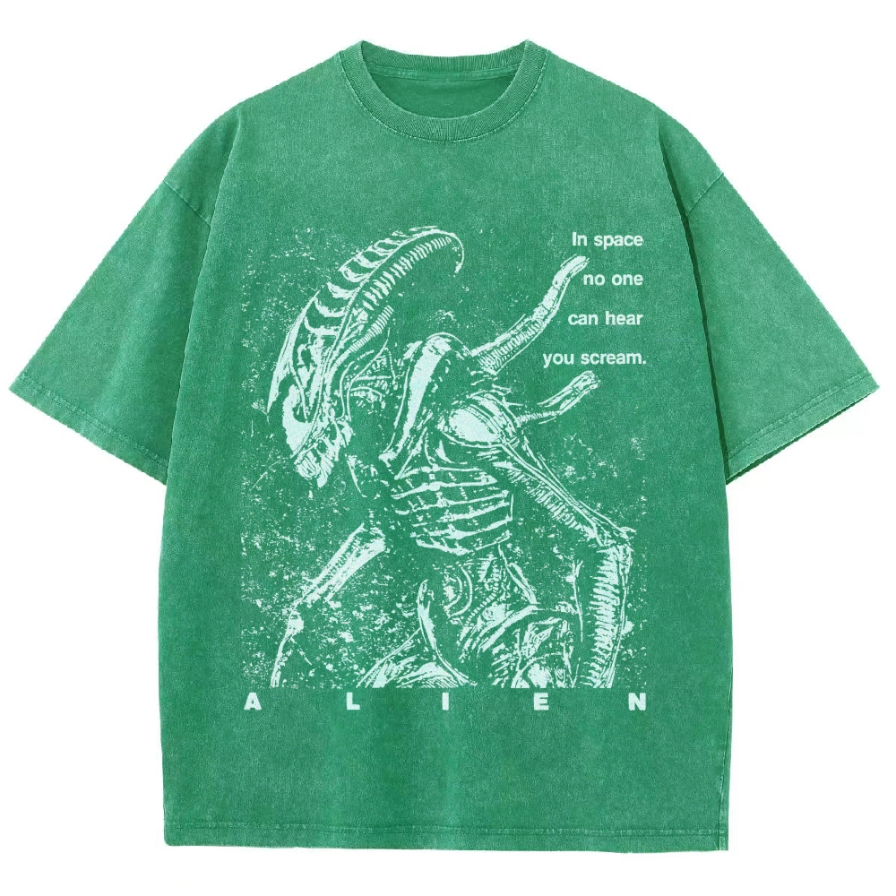 No One Can Hear You Scream Vintage Distressed T-shirt