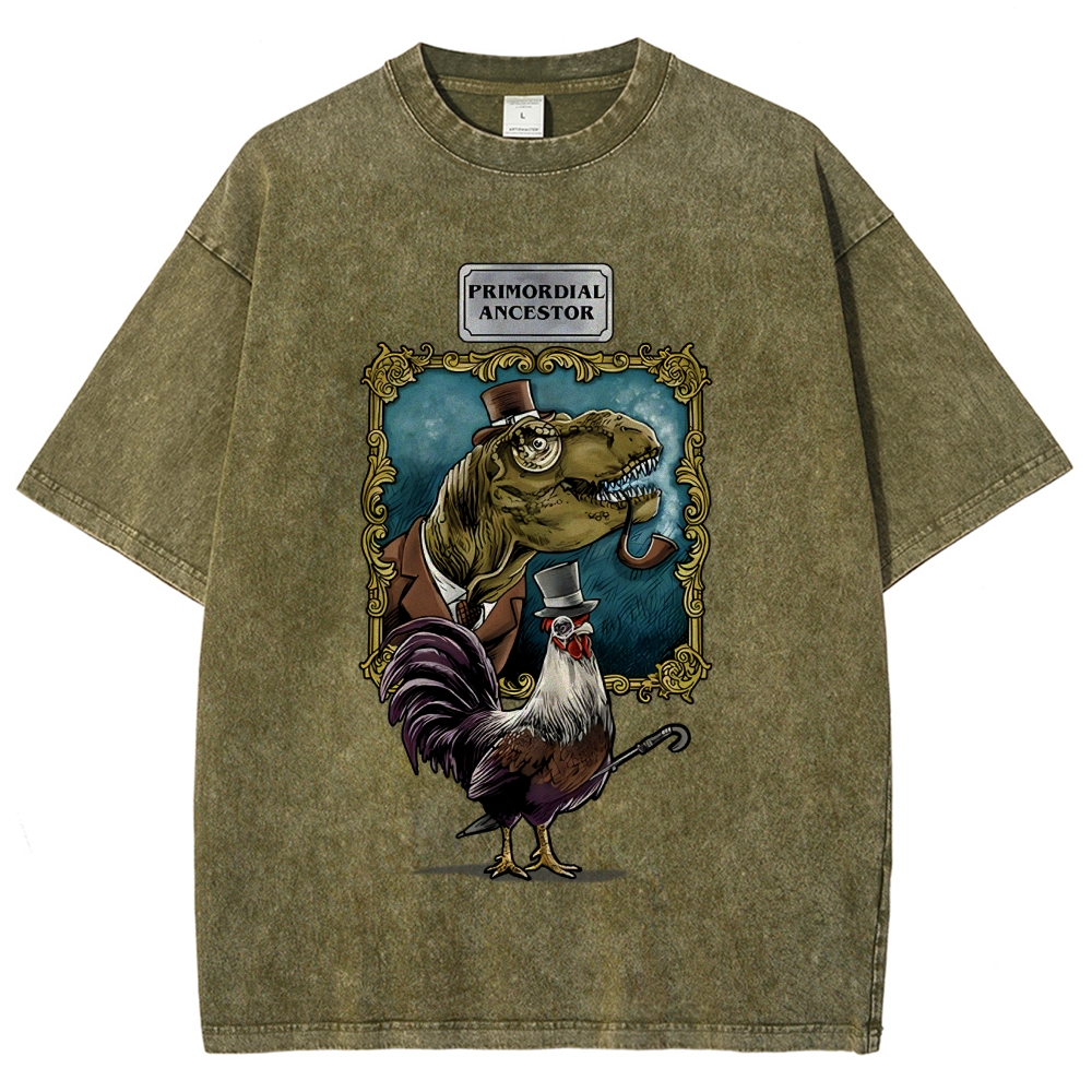Primordial Ancestor Vintage Distressed T-shirt
