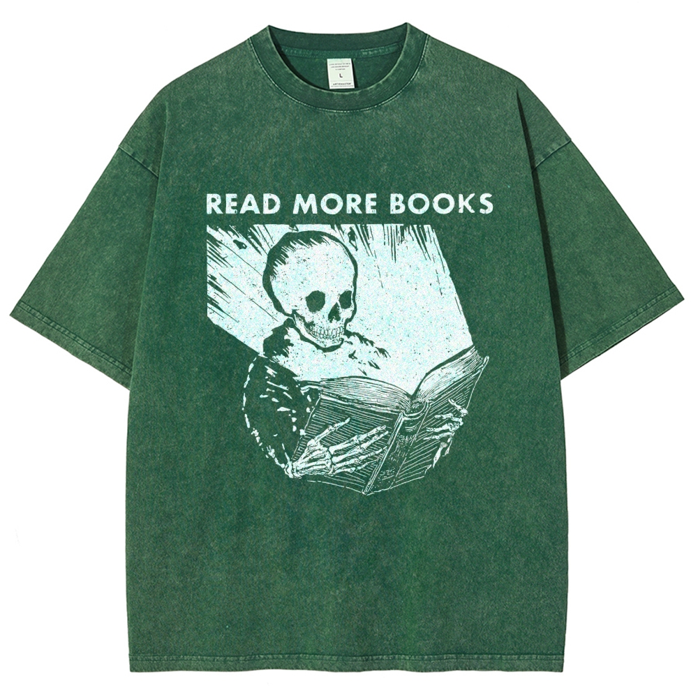 Read More Books  Vintage Distressed T-shirt