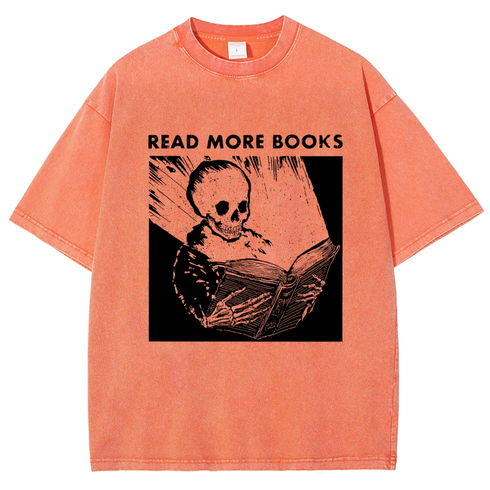 Read More Books  Vintage Distressed T-shirt