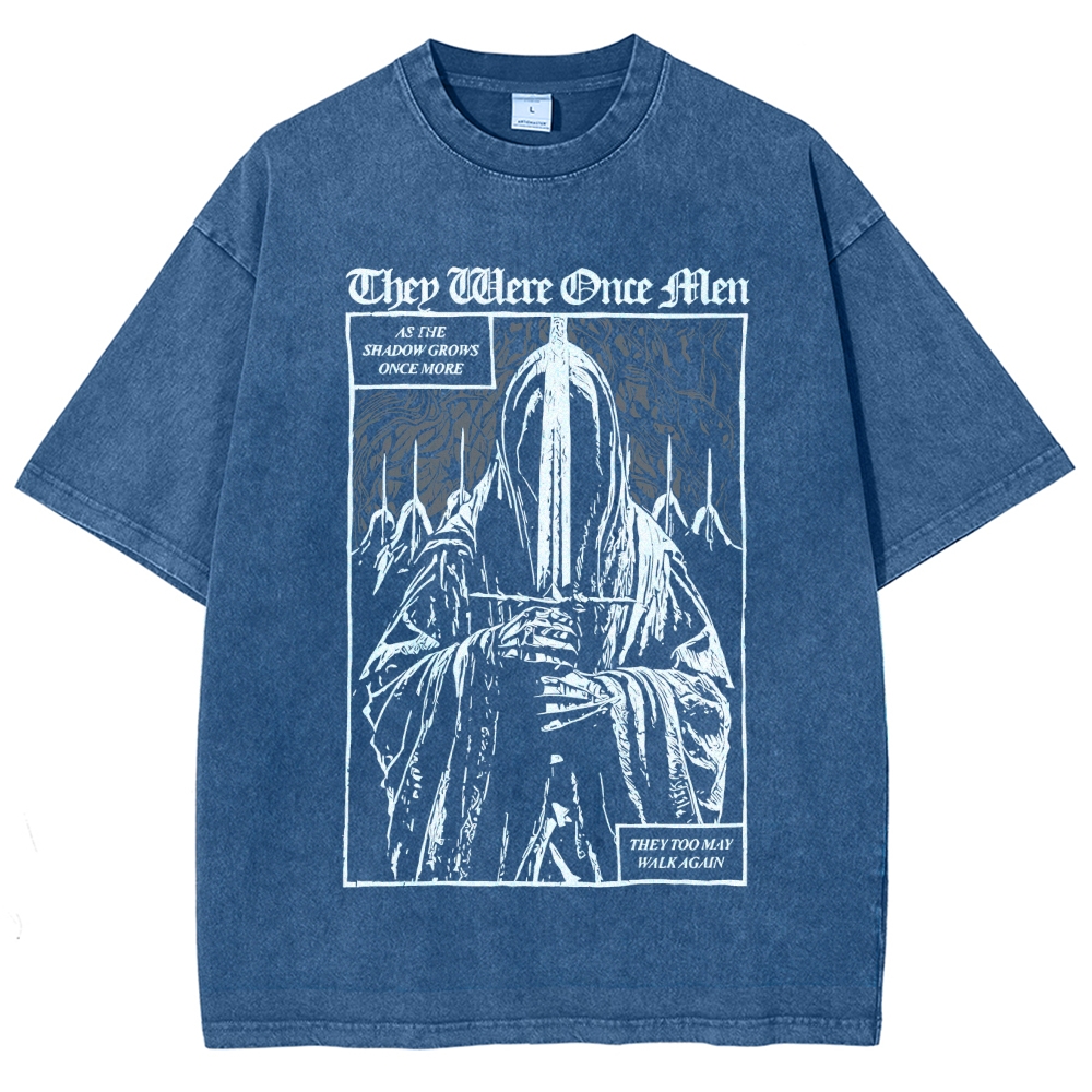 They Were Once Men Vintage Distressed T-shirt