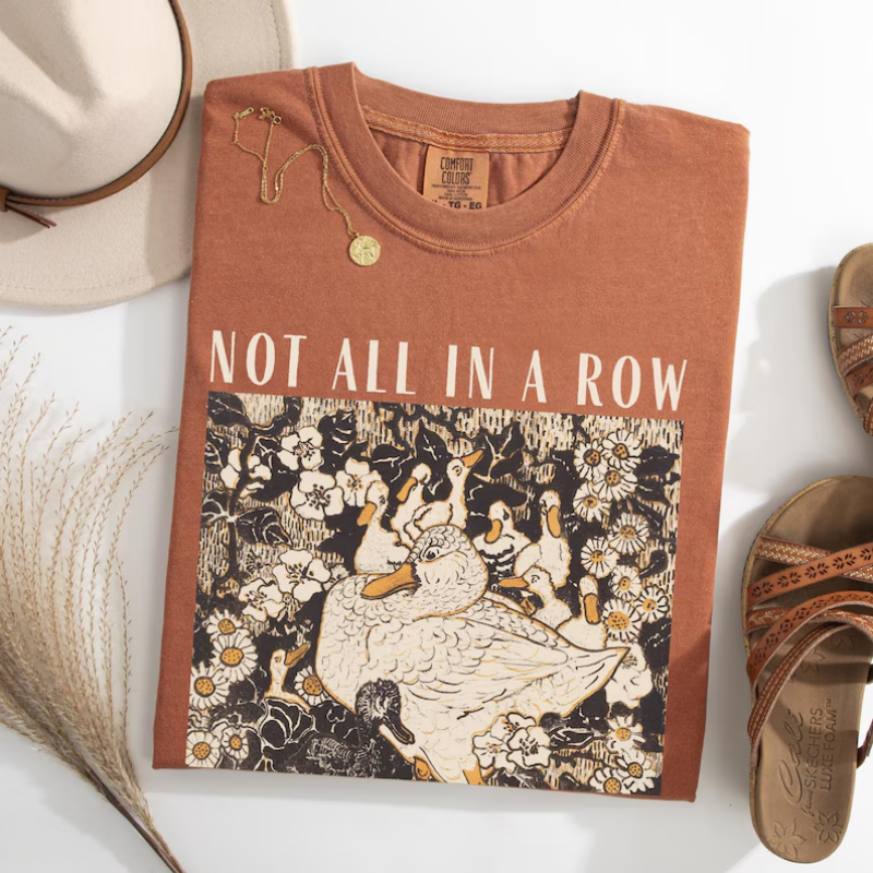Comfort Colors Ducks Not in A Row Shirt