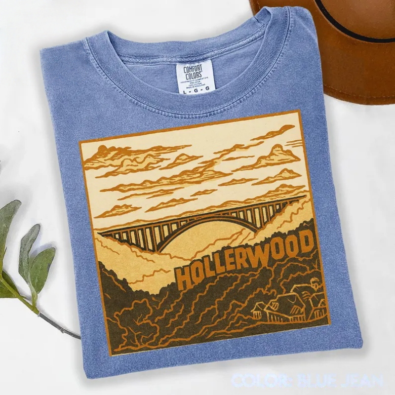 Hollerwood Retro Landscape Shirt