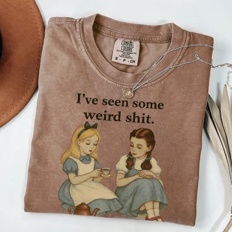 Vintage Girls Funny T-Shirt