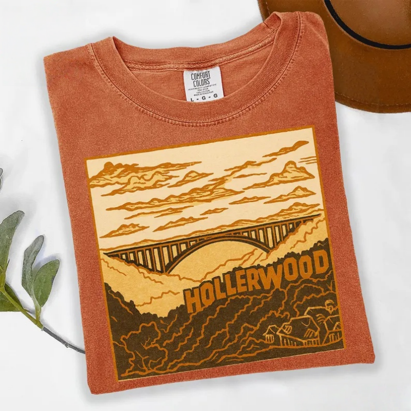 Hollerwood Retro Landscape Shirt