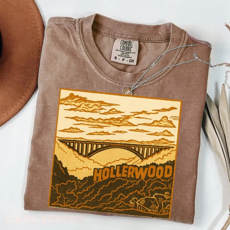 Hollerwood Retro Landscape Shirt