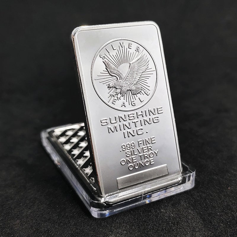 1OZ SUNSHINE MINTING Encapsulated Silver Bar