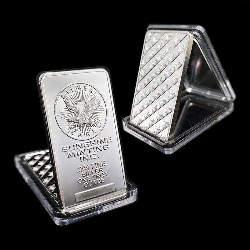 1OZ SUNSHINE MINTING Encapsulated Silver Bar