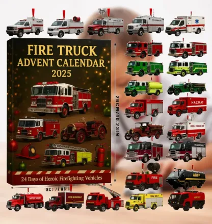 🚒🔥FIRE TRUCK ADVENT CALENDAR 2025🎁🌲