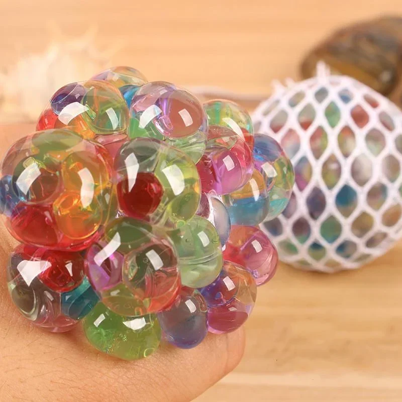 ⭐LAST DAY 50% Off -⭐Psychedelic Rainbow Stress Reliever Ball-🔥BUY 3 GET 2 FREE