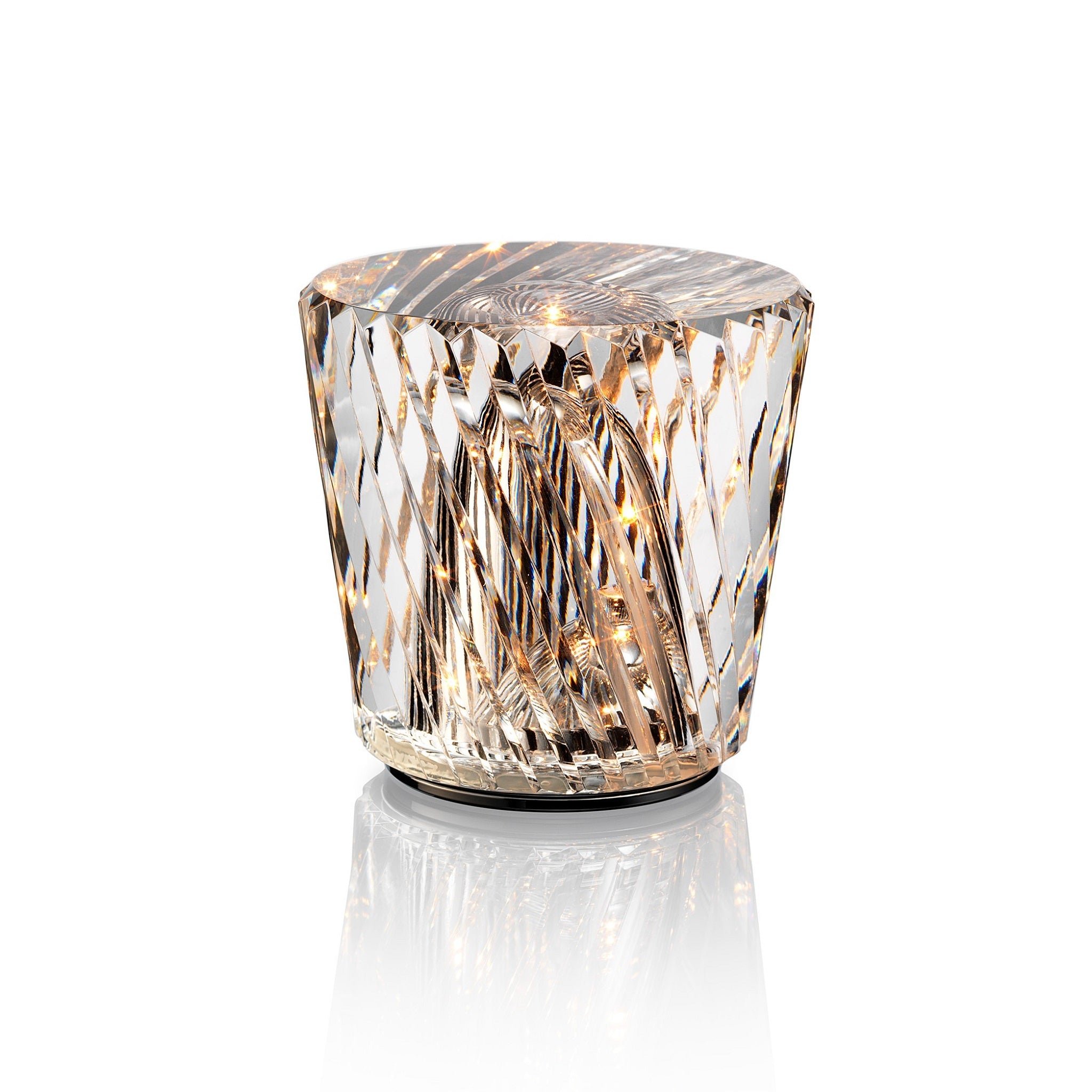 LED Cordless Crystal Table Lamp with USB Charging