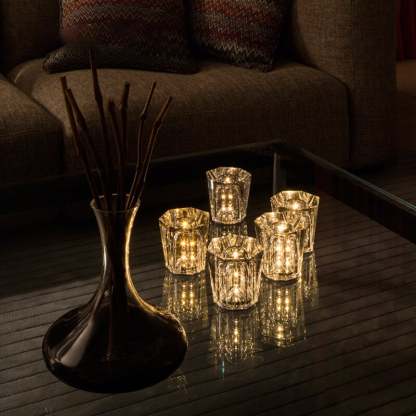 LED Cordless Crystal Table Lamp with USB Charging